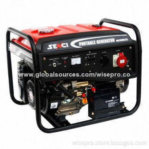 1-7.5kW Gasoline Portable Generator, Honda, Yamaha, Kohler B&s Engine for Optional